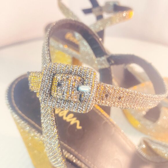 Glittery Boden Platform Sandals – Made in Spain – Size EU 41 / US Women’s 9.5–10 - Picture 9 of 17